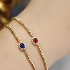 Pulseras | Rubí / Zafiro
